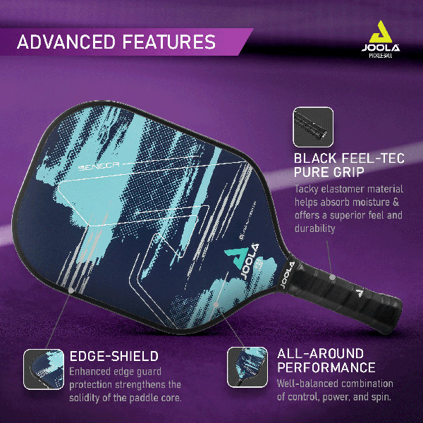 JOOLA Seneca 16mm Pickleball Paddle Carbon Drive Surface Pickleball